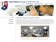 Tablet Screenshot of burzynskiresearch.com